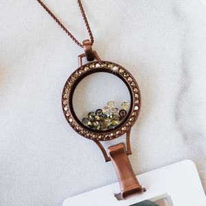 Origami Owl - The Chocolate Lanyard Living Locket